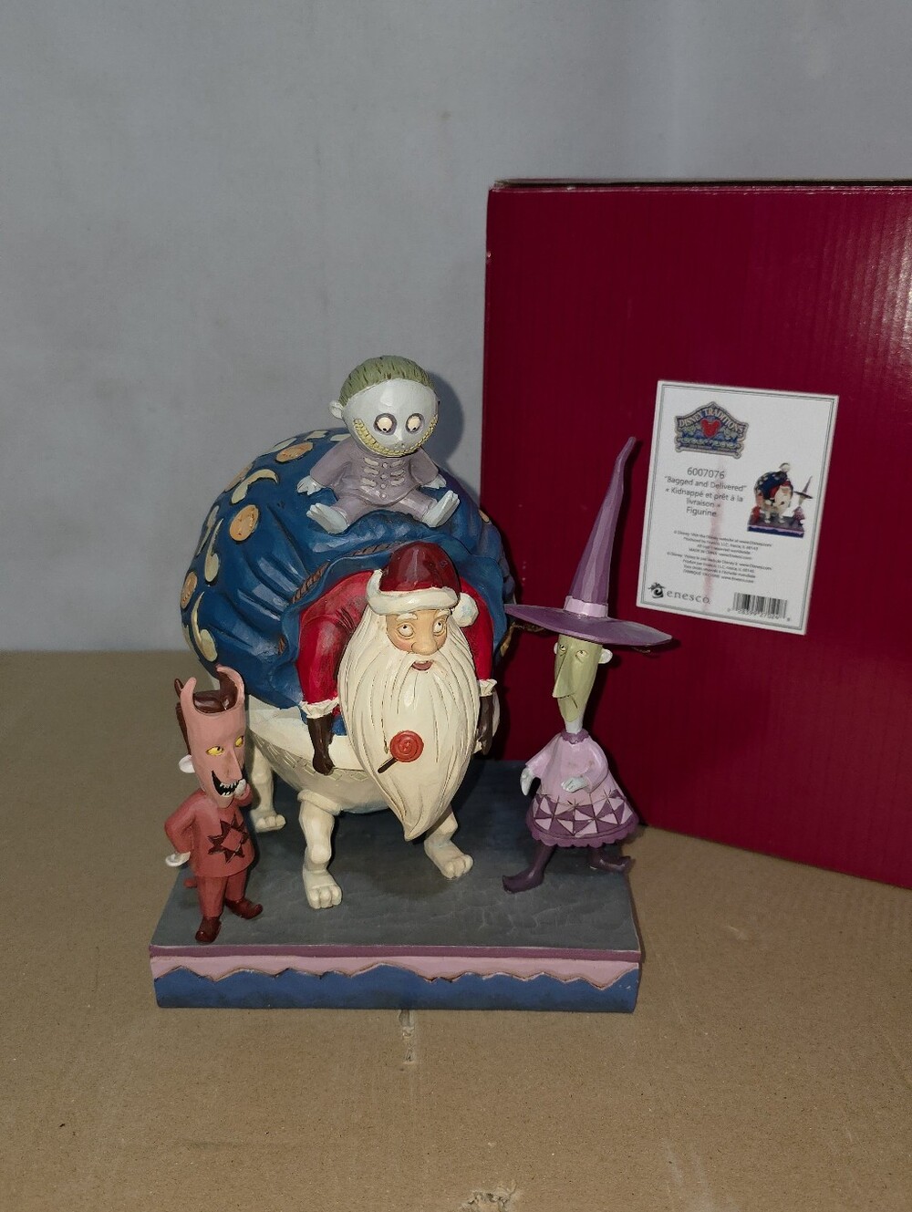 Disney Jim Shore Showcase Nightmare Before Christmas Large Sculpture Open Box